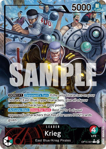 Krieg (OP15-001) (Alternate Art) - OP15-001