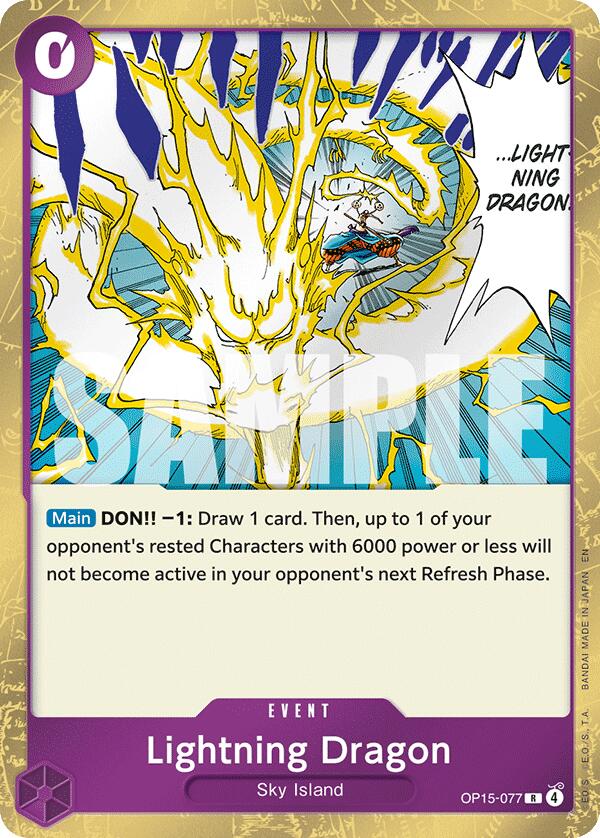 Lightning Dragon - OP15-077