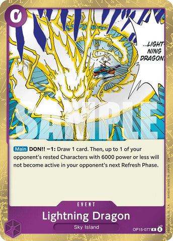 Lightning Dragon - OP15-077