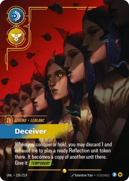 Unleashed - LeBlanc, Deceiver (Overnumbered) 235/219