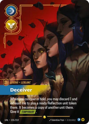 Unleashed - LeBlanc, Deceiver (Overnumbered) 235/219