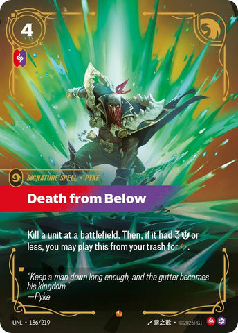 Unleashed - Death from Below 186/219