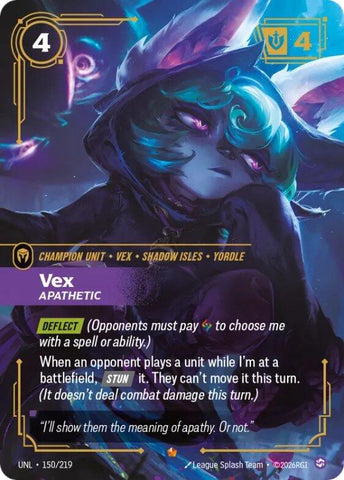 Unleashed - Vex, Apathetic 150/219