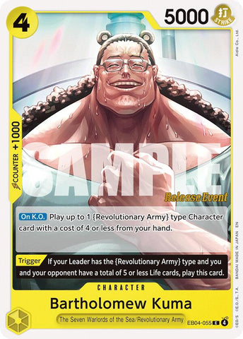 Bartholomew Kuma (EB04-055) - EB04-055 - (Adventure on Kami's Island Release Event Cards)