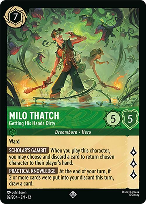 Milo Thatch - Getting His Hands Dirty - 82/204