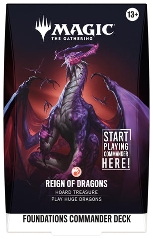 Magic: The Gathering - Foundations Commander Deck - Reign of Dragons