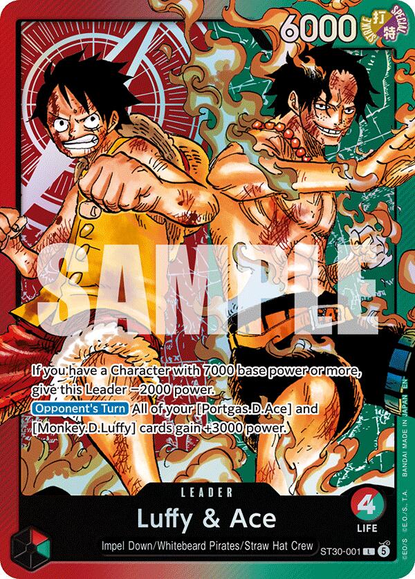 Luffy & Ace - ST30-001