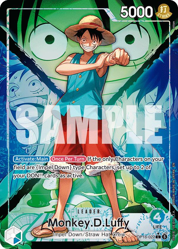 Monkey.D.Luffy (022) (Alternate Art) - OP16-022
