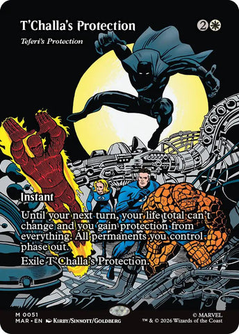 T'Challa's Protection - Teferi's Protection (Borderless)