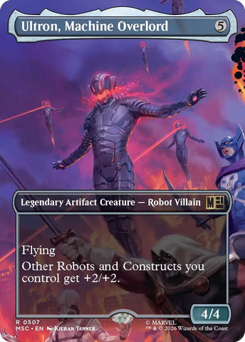 Ultron, Machine Overlord (Borderless) - 507 - (Commander: Marvel Super Heroes)