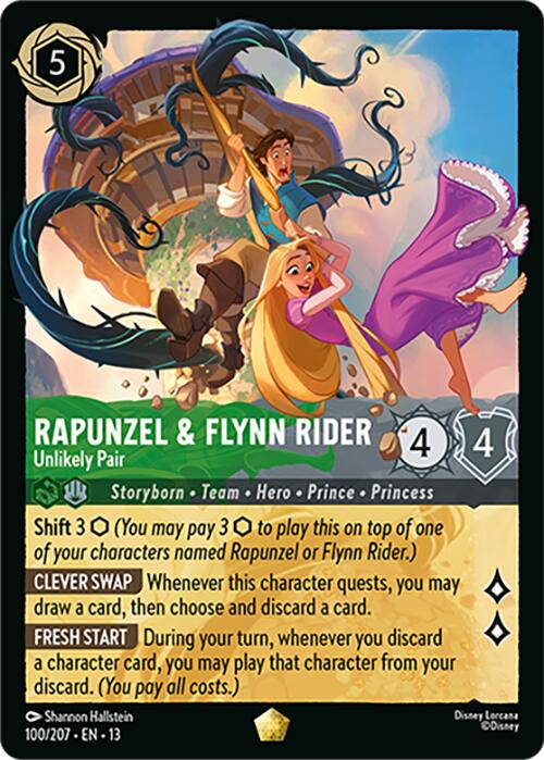 Rapunzel & Flynn Rider - Unlikely Pair - 100/207