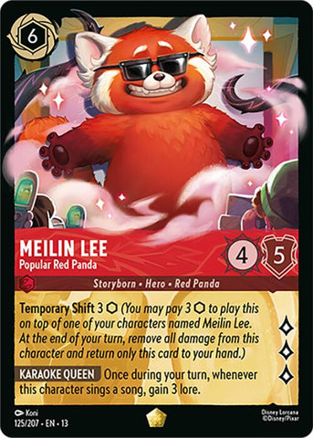 Meilin Lee - Popular Red Panda - 125/204 - (Attack of the Vine!)