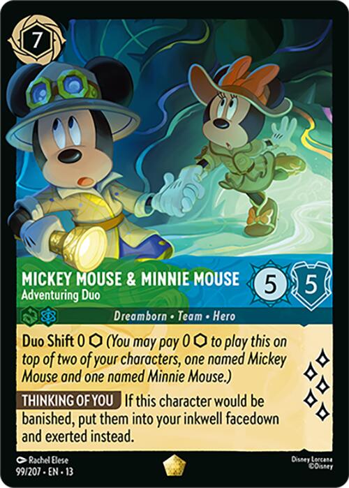 Mickey Mouse & Minnie Mouse - Adventuring Duo - 99/207
