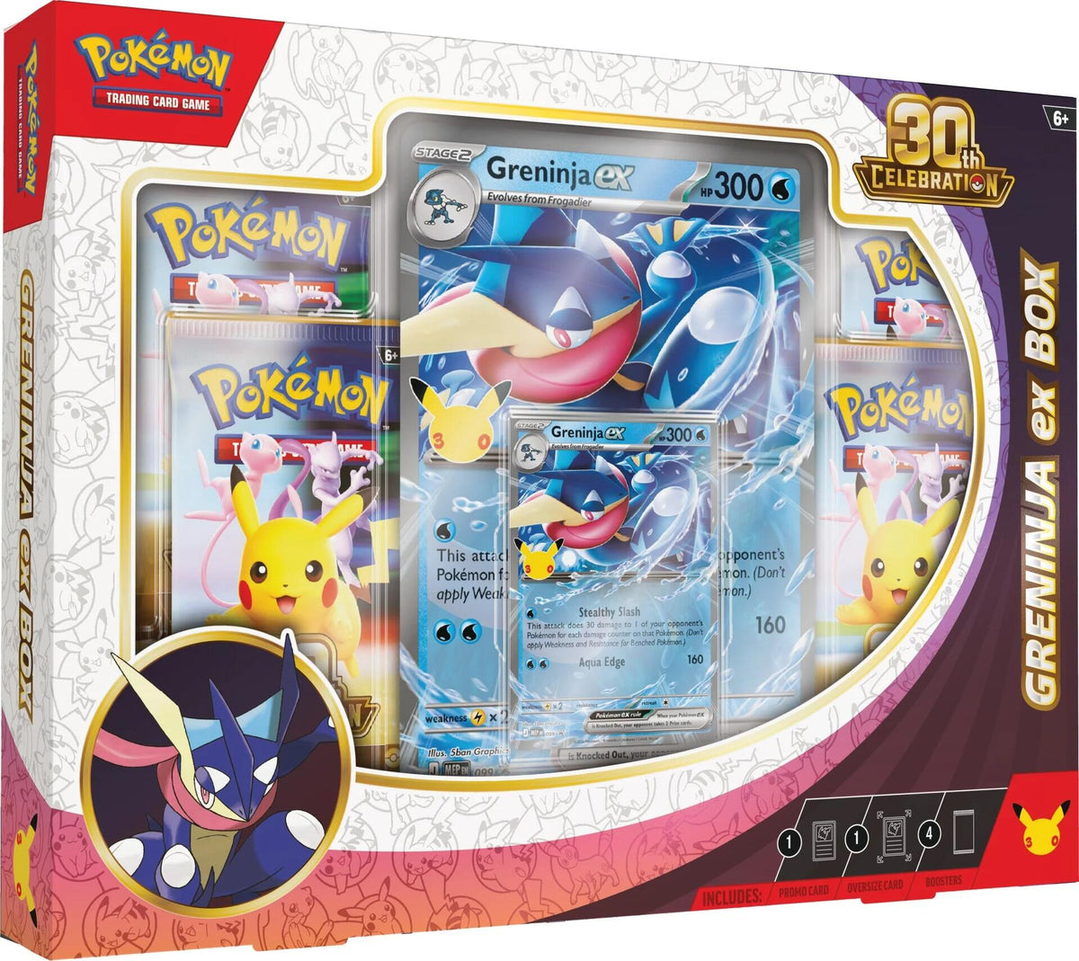 Pokemon TCG: 30th Celebration Greninja ex Box