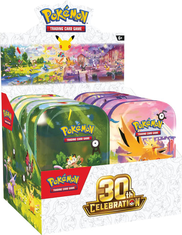 Pokemon TCG: 30th Celebration Mini Tin Display