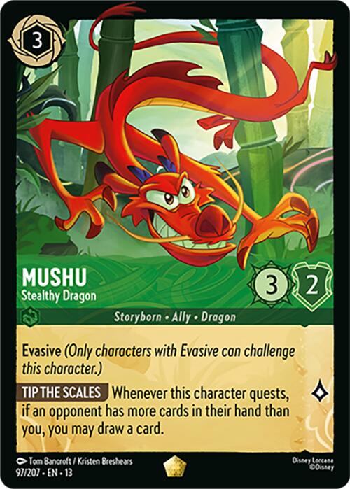 Mushu - Stealthy Dragon - 97/207
