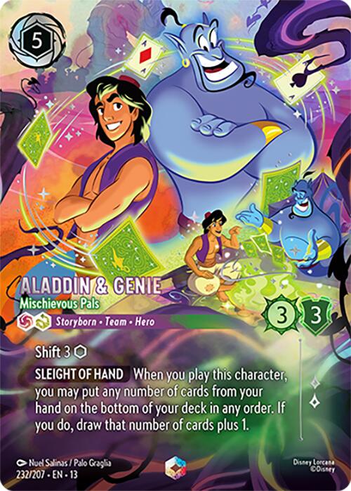 Aladdin & Genie - Mischievous Pals (Enchanted) - 232/207