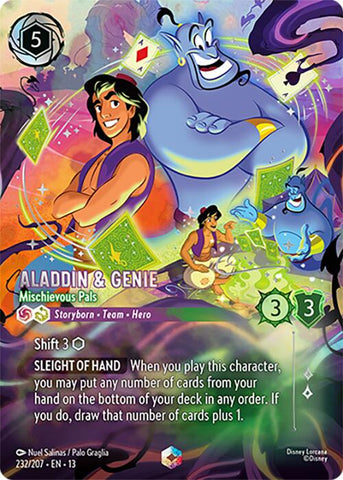 Aladdin & Genie - Mischievous Pals (Enchanted) - 232/207