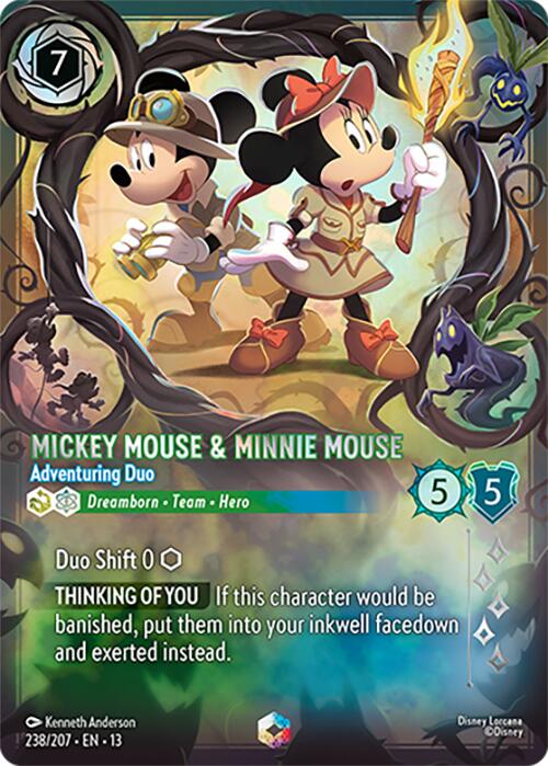Mickey Mouse & Minnie Mouse - Adventuring Duo (Enchanted) - 238/207