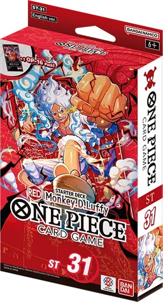One Piece Card Game: Starter Deck 31: RED Monkey.D.Luffy (ST-31)