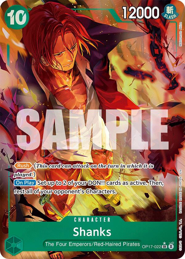 Shanks (022) (Alternate Art) - OP17-022