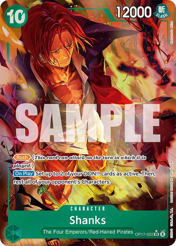 Shanks (022) (Alternate Art) - OP17-022