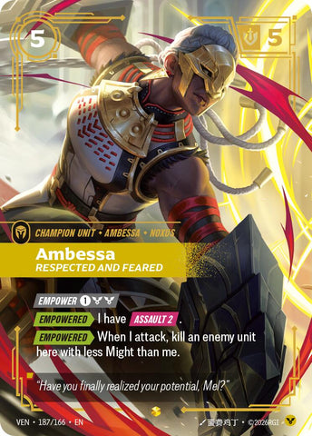 Vendetta - Ambessa, Respected and Feared (Overnumbered) 187/166