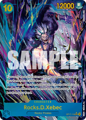 Rocks.D.Xebec (118) (Alternate Art) - OP17-118