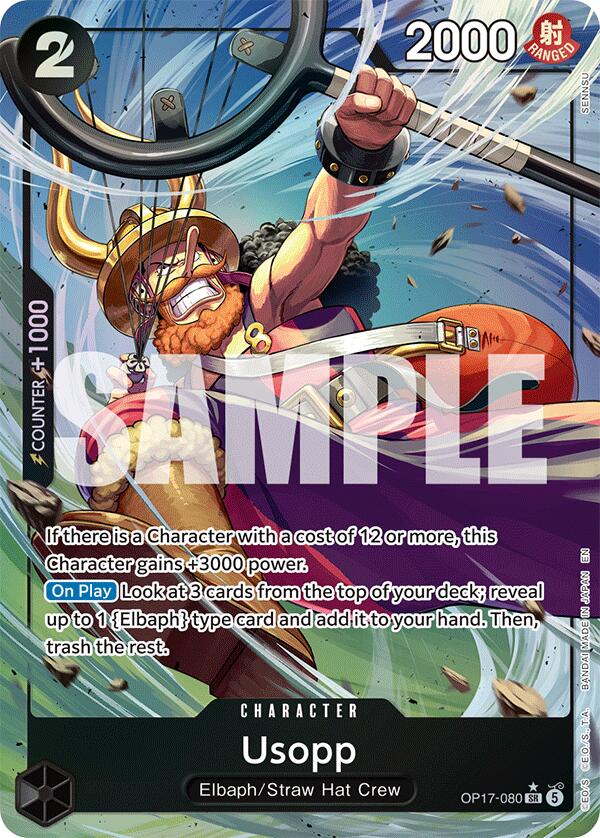 Usopp (Alternate Art) - OP17-080