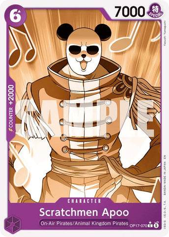 Scratchmen Apoo (Pandaman Art) - OP17-070