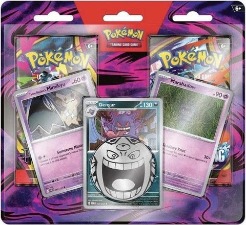 Pokemon TCG: Enhanced 2-Pack Blister Pack [Gengar, Marshadow, Team Rocket's Mimikyu]