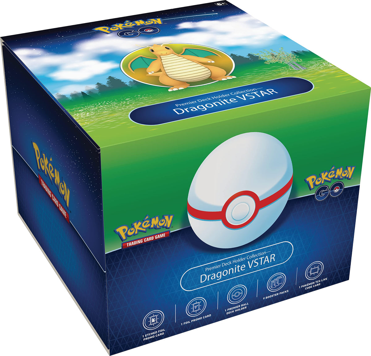 Pokemon TCG: Pokemon Go - Dragonite VSTAR - Premier Deck Holder Collection