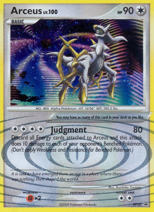 Arceus - DP50 - (Diamond and Pearl Promos)