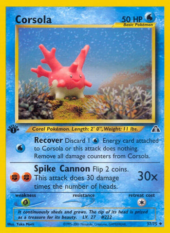 Corsola - 37/75 - (Neo Discovery)