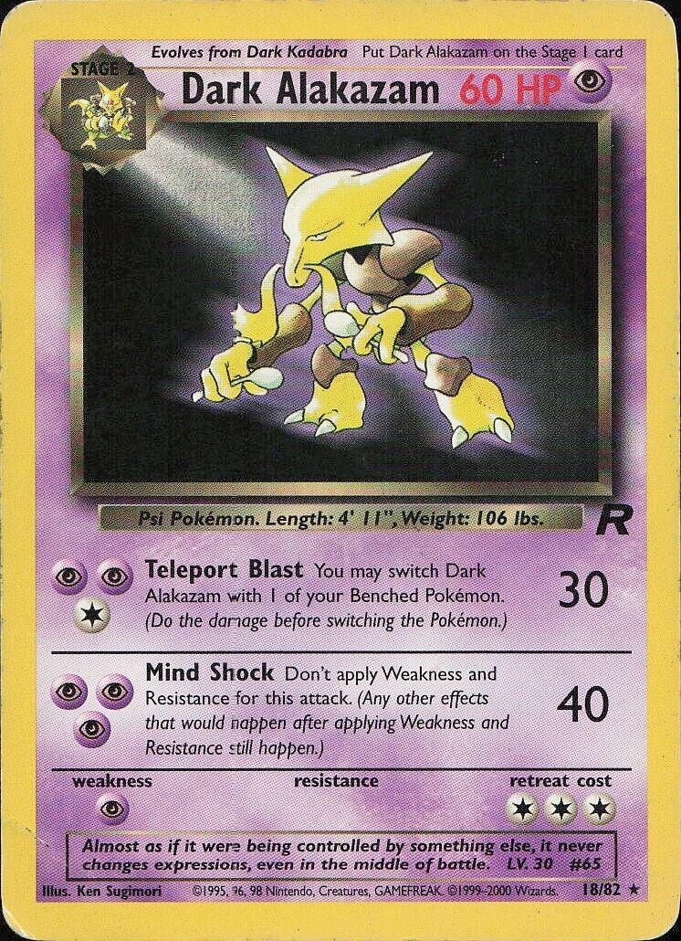 Dark Alakazam (18) - 18/82