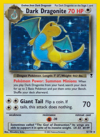 Dark Dragonite - 005/110 - (Legendary Collection)