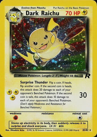 Dark Raichu - 83/82