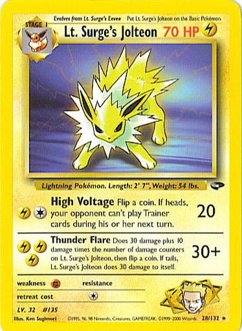Lt. Surge's Jolteon - 028/132