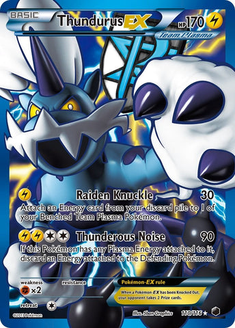Thundurus EX (Team Plasma) (110 Full Art) - 110/116