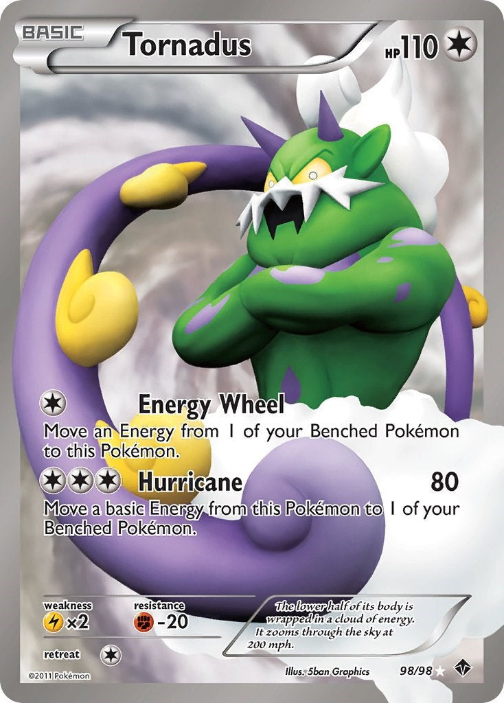 Tornadus (98 Full Art) - 98/98