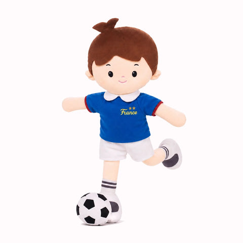 Personalized Soccer Boy - FRA (2 Skin Tones)