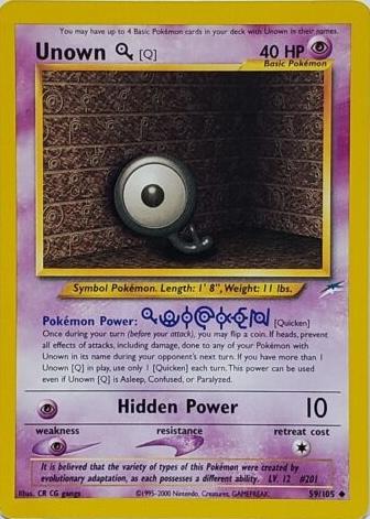 Unown [Q] - 059/105