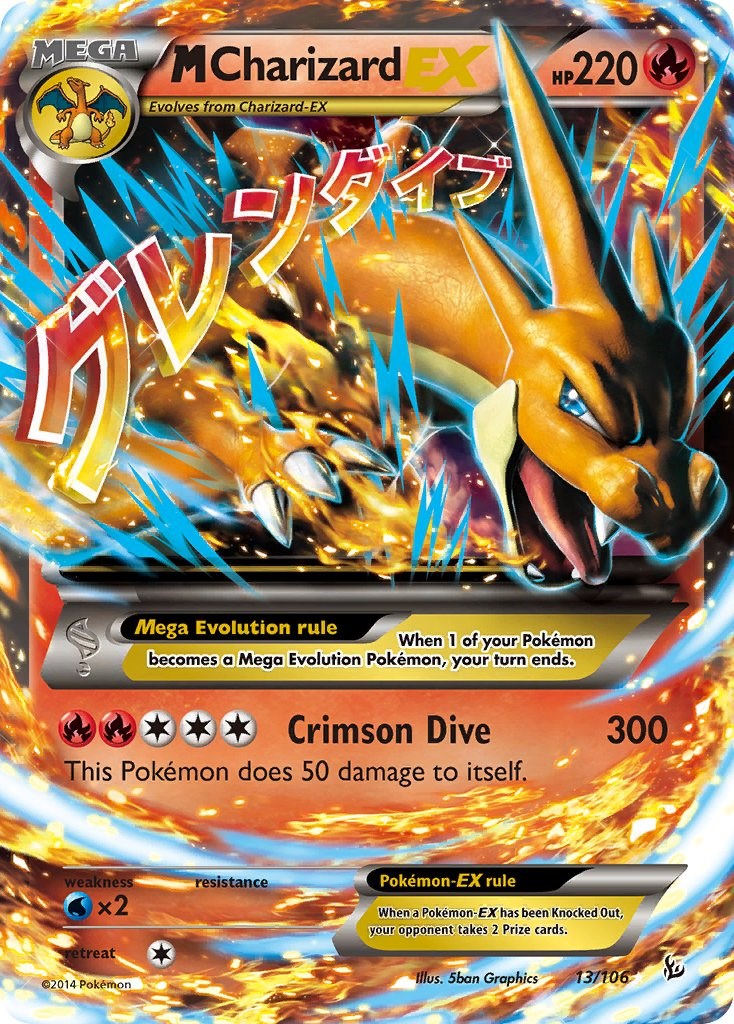 M Charizard EX (Y) - 13/106