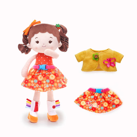 Personalized Flora Girl - Montessori Girl