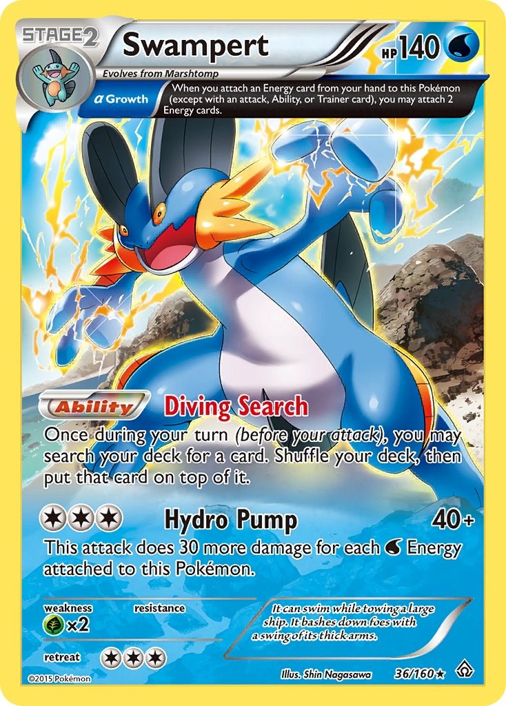 Swampert (Alpha) - 36/160