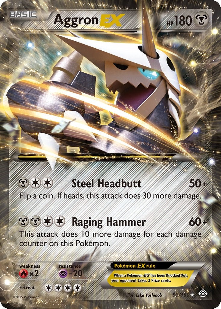 Aggron EX - 93/160 - (XY - Primal Clash)