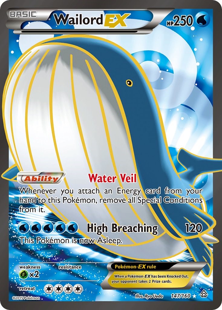 Wailord EX (147 Full Art) - 147/160