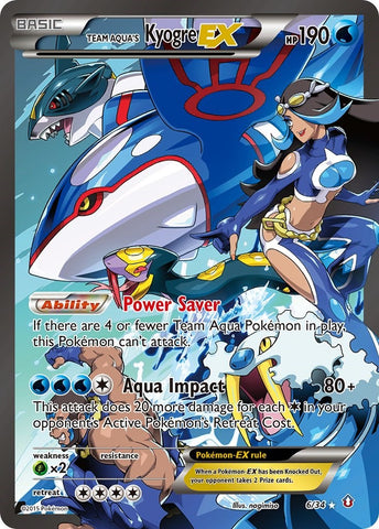 Team Aqua's Kyogre EX - 6/34 - (Double Crisis)