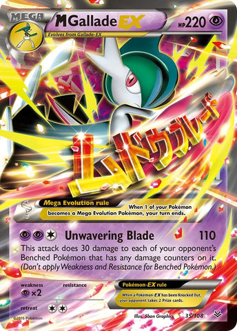 M Gallade EX - 35/108 - (XY - Roaring Skies)