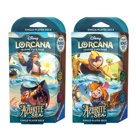 Disney Lorcana TCG: Azurite Sea - Starter Deck (Set of 2)